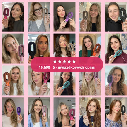 SPRAY - szczotka z funkcją wygładzania włosów